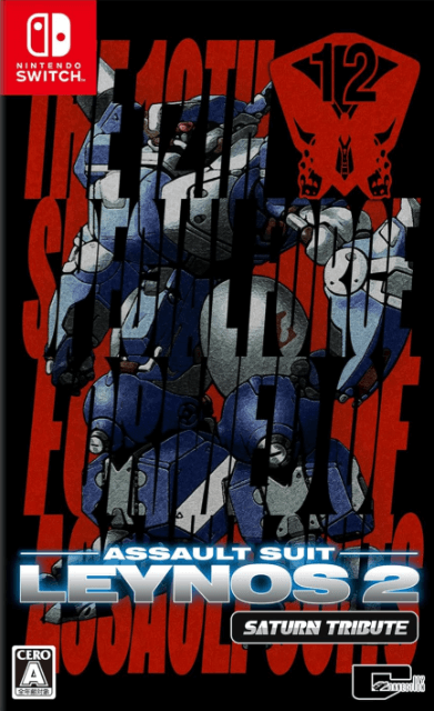 Assault Suit Leynos 2 Saturn Tribute box art for Nintendo Switch